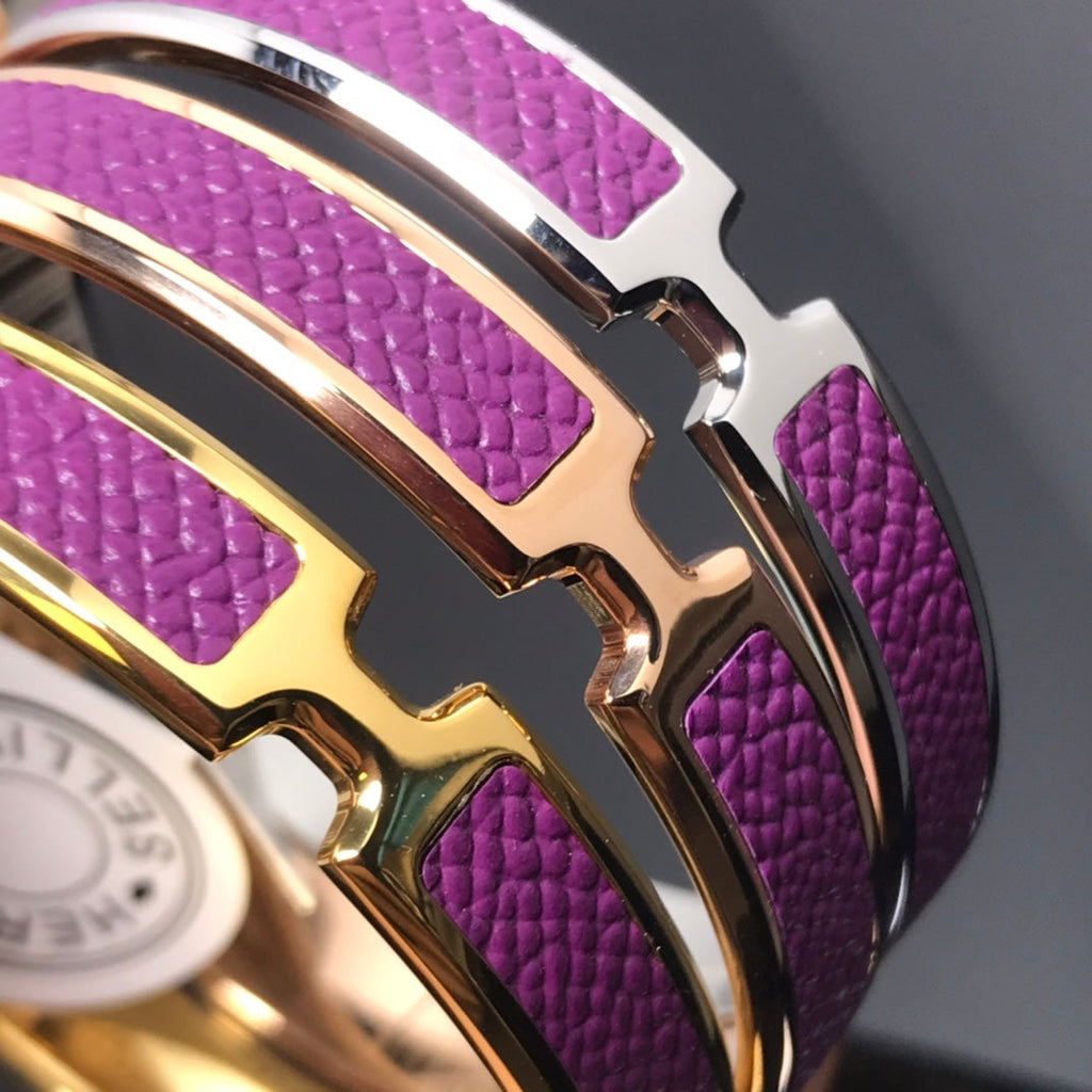 Hermes Olympe Purple Bracelet