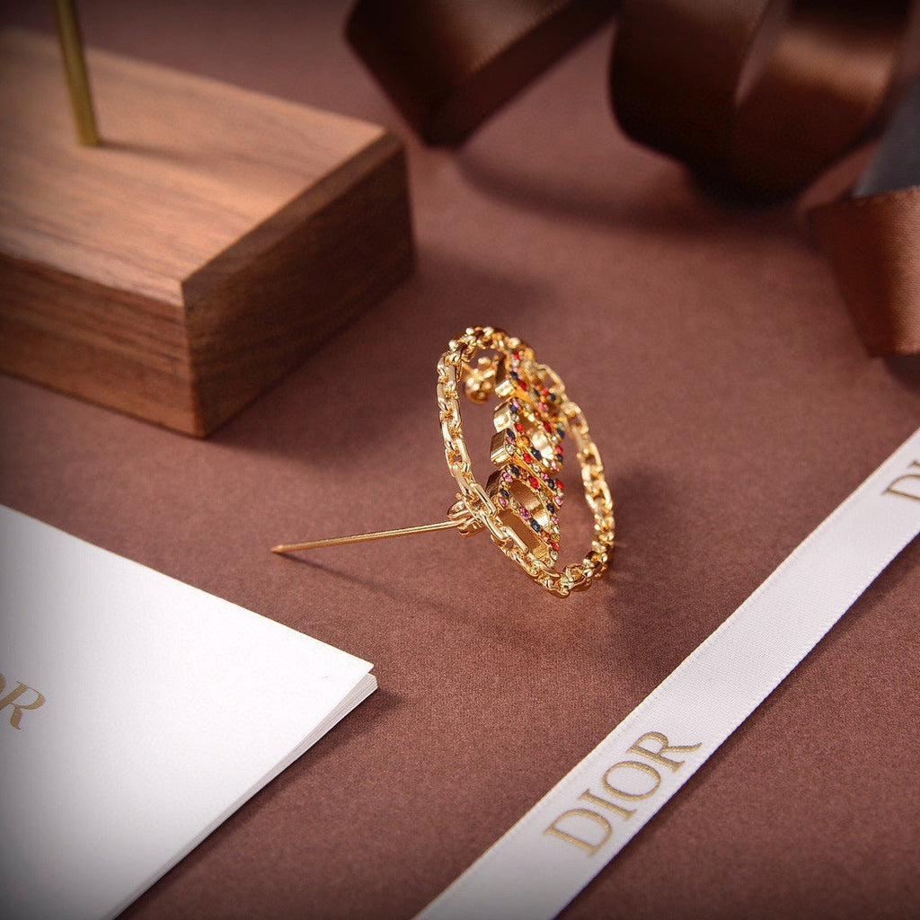 Dior Revolution Color Crystal Brooch