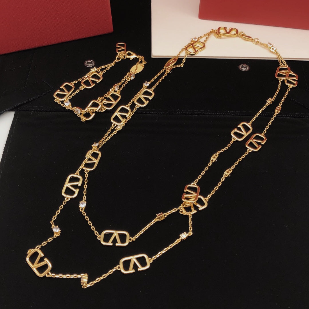 Valentino Long Diamond Necklace