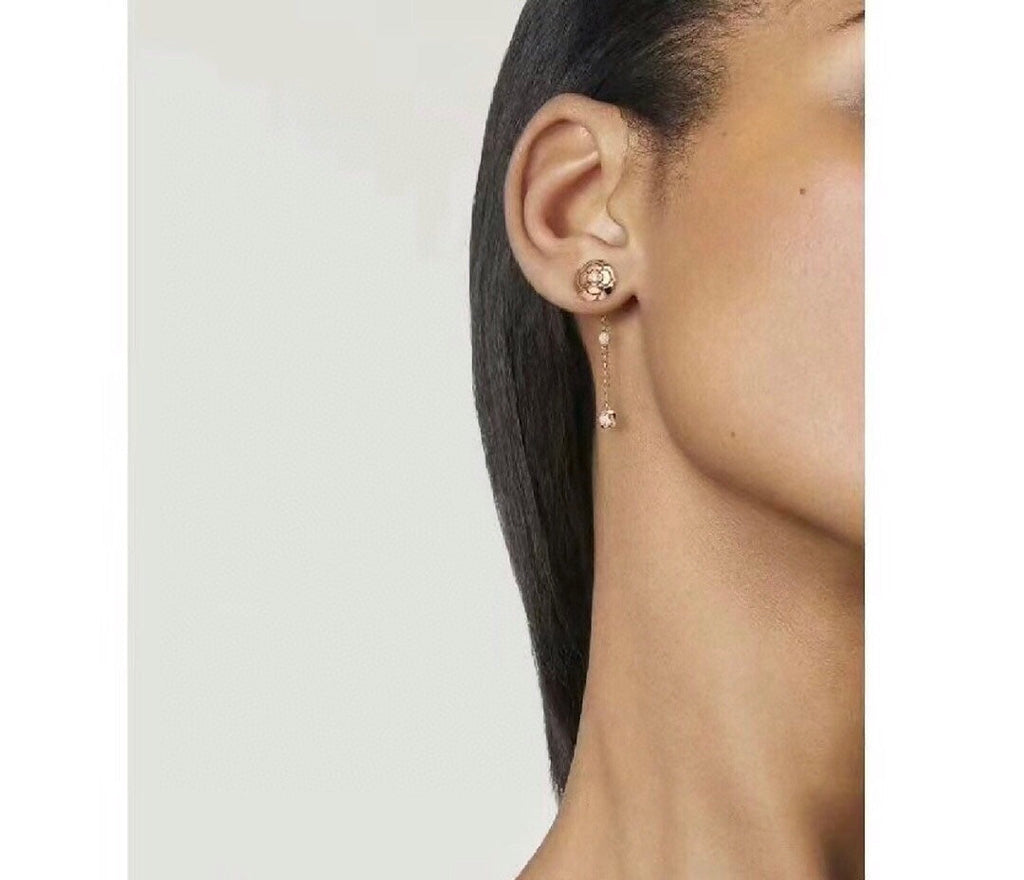 Chanel Camellia Earrings - 18K Rose Gold