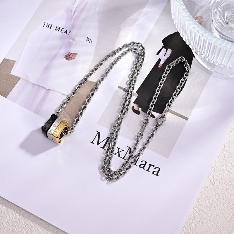 Louis Vuitton Bold Tri-Color Necklace