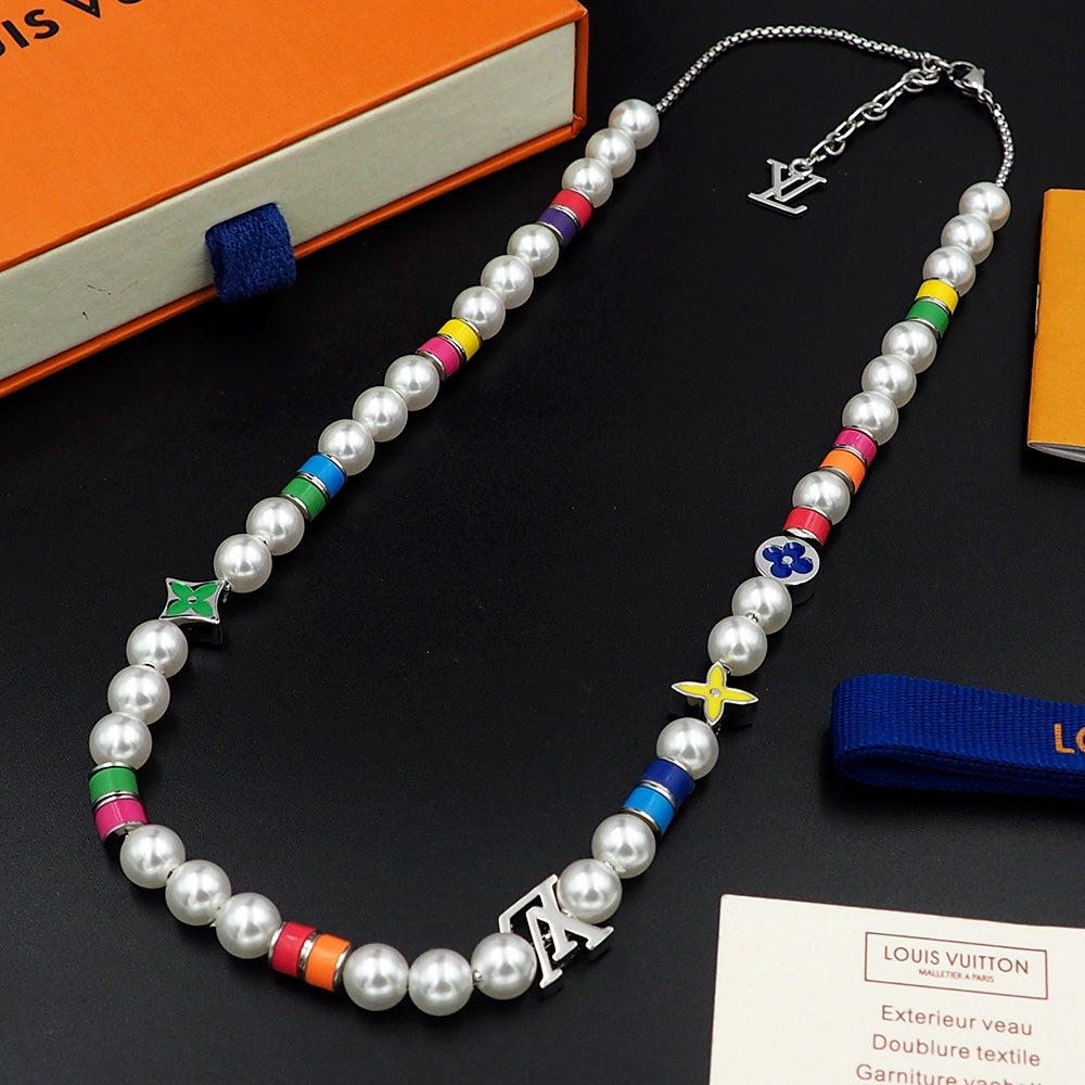 Louis Vuitton MNG Pearls Party Necklace