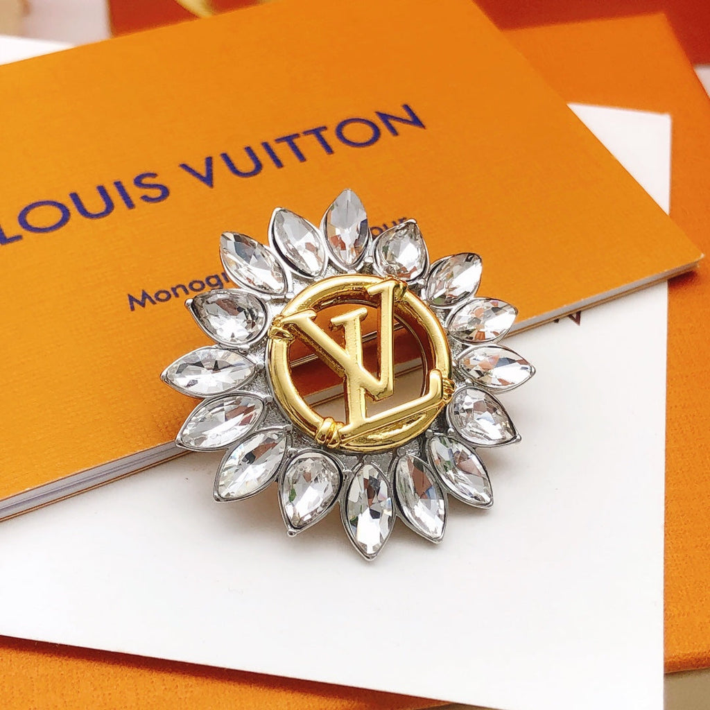 Louis Vuitton Sunflower Brooch