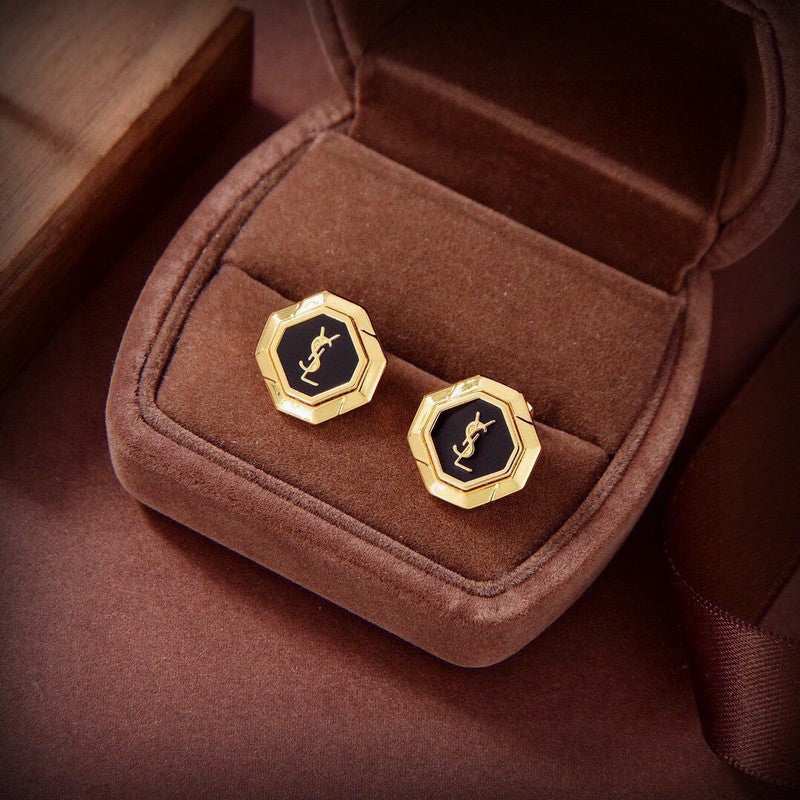 YSL Earrings - 18K Yellow Gold