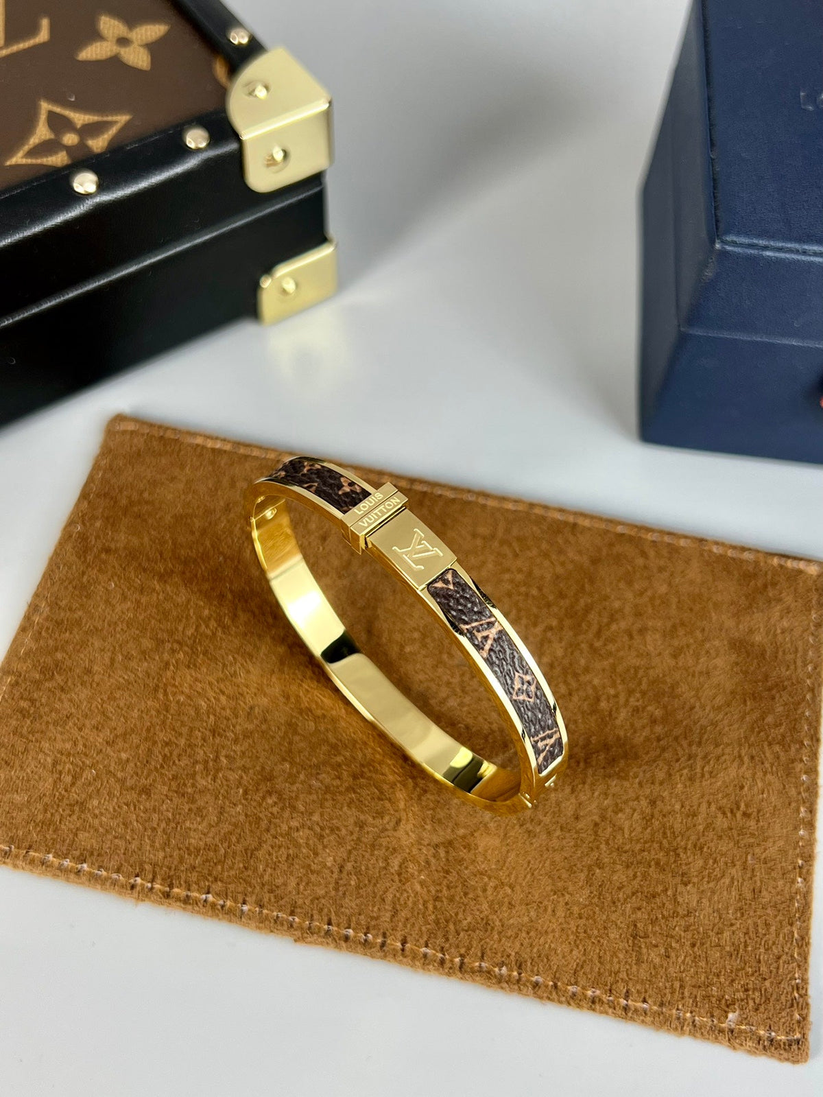 Louis Vuitton Leather Bracelet