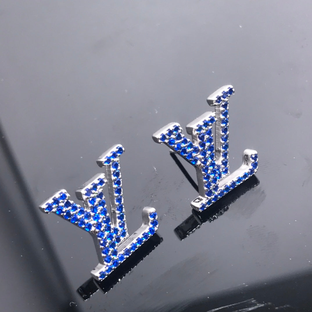 Louis Vuitton Iconic Aquamarine Earrings - 18K White Gold