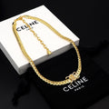 Celine Triomphe Diamond Necklace