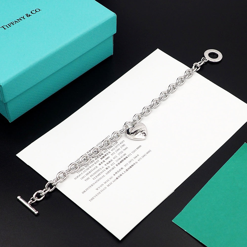 Tiffany Tag Chain Bracelet - 18K Gold