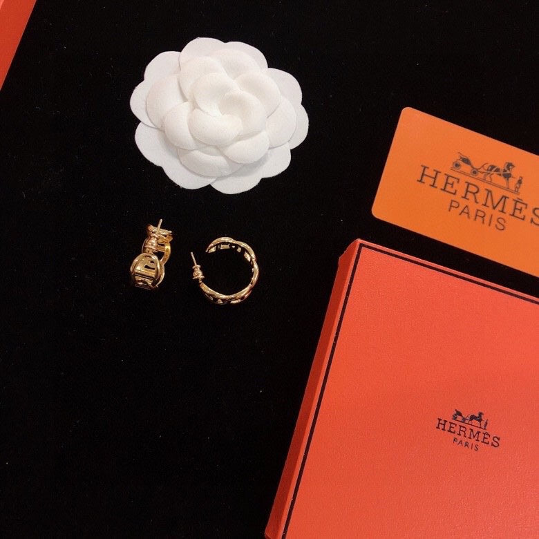 Hermes Chaine D'Ancre Enchainee Earrings