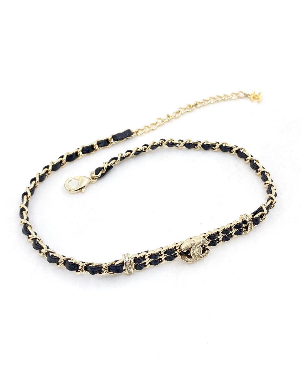 Chanel Leather Choker Necklace