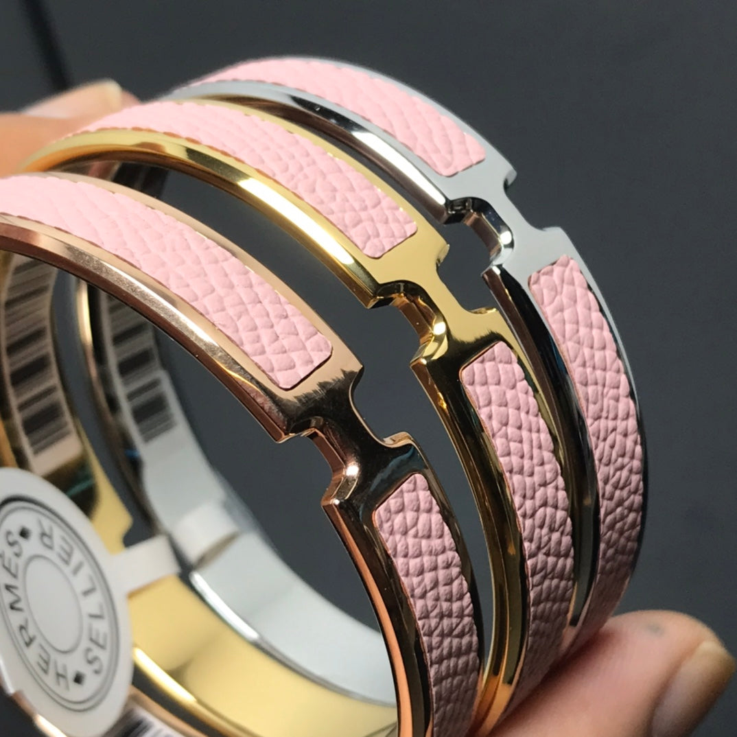 Hermes Olympe Light Pink Bracelet