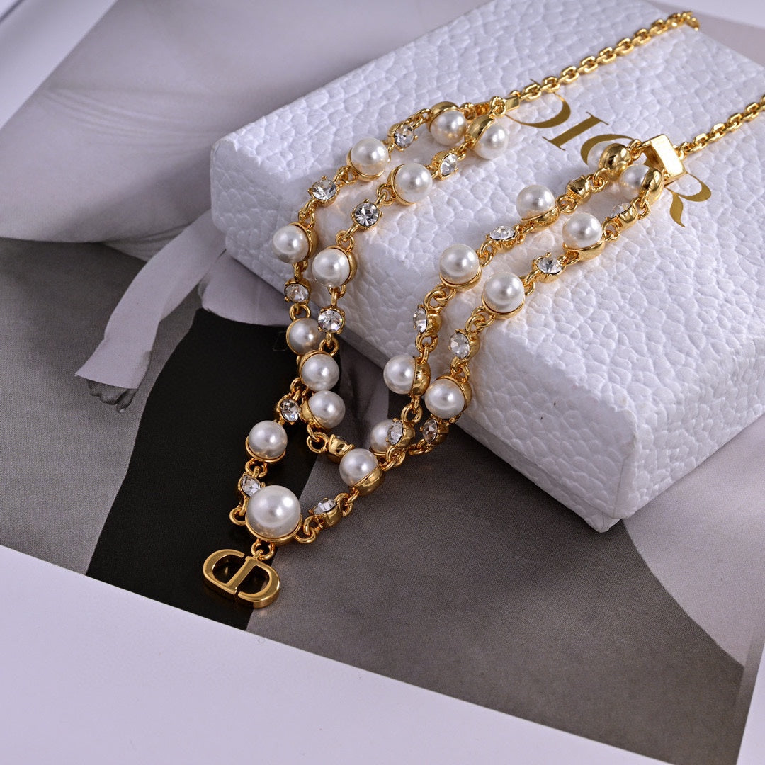 Dior Petit CD Treasure Necklace