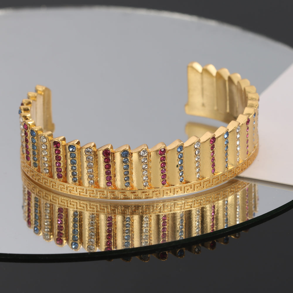 Celine Triomphe Ver Open Cuff Bracelet