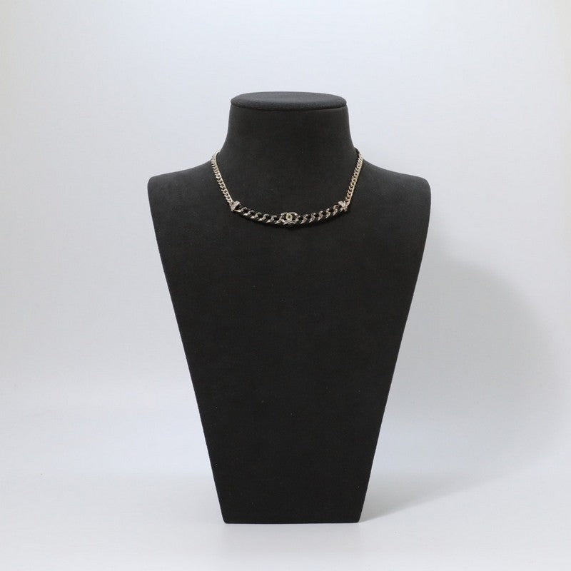 Chanel Vintage Gold Leather Necklace