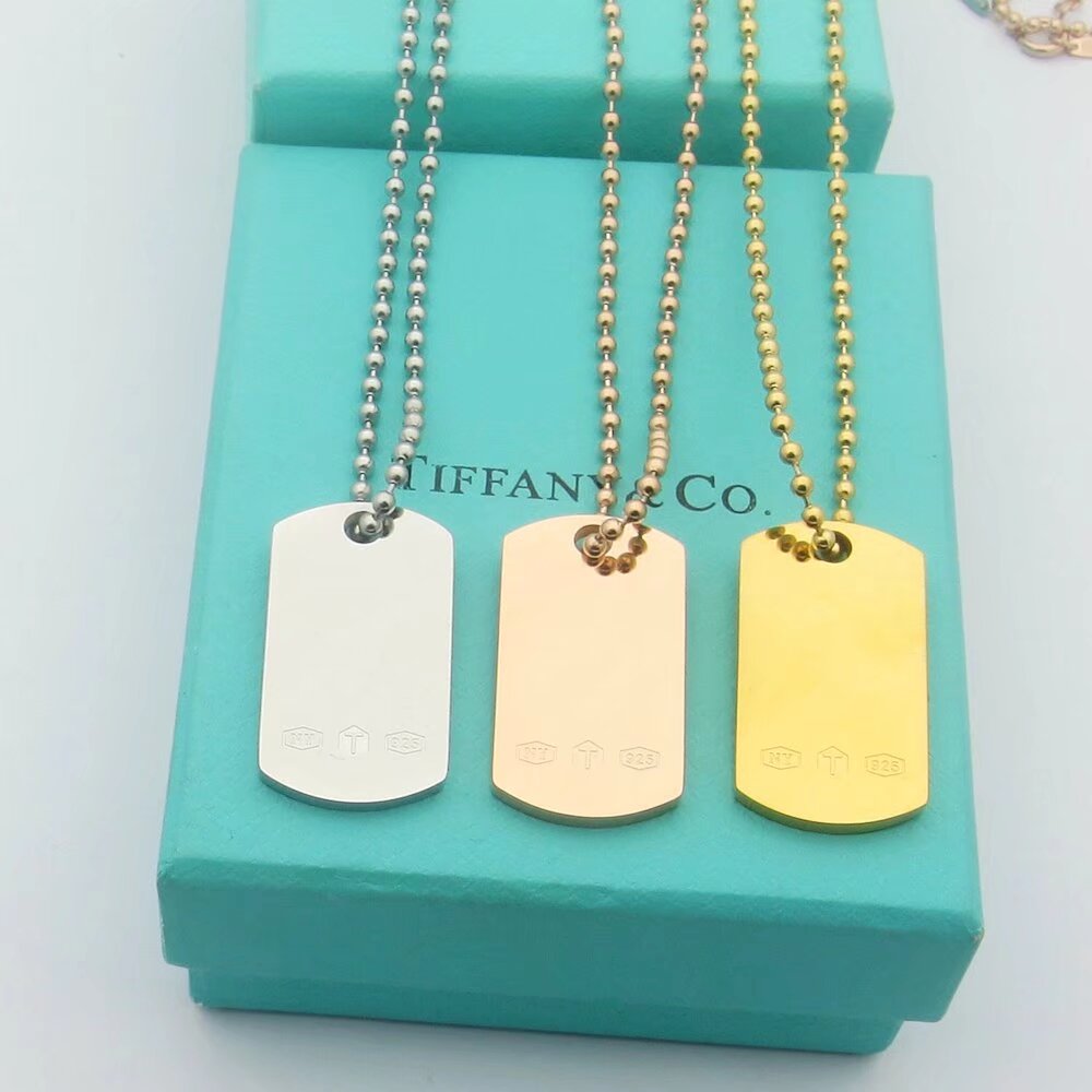 Tiffany 1837 Makers I.D. Tag Pendant Necklace