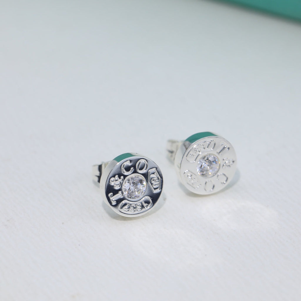 Tiffany 1837 Diamond Earrings - 18K White Gold