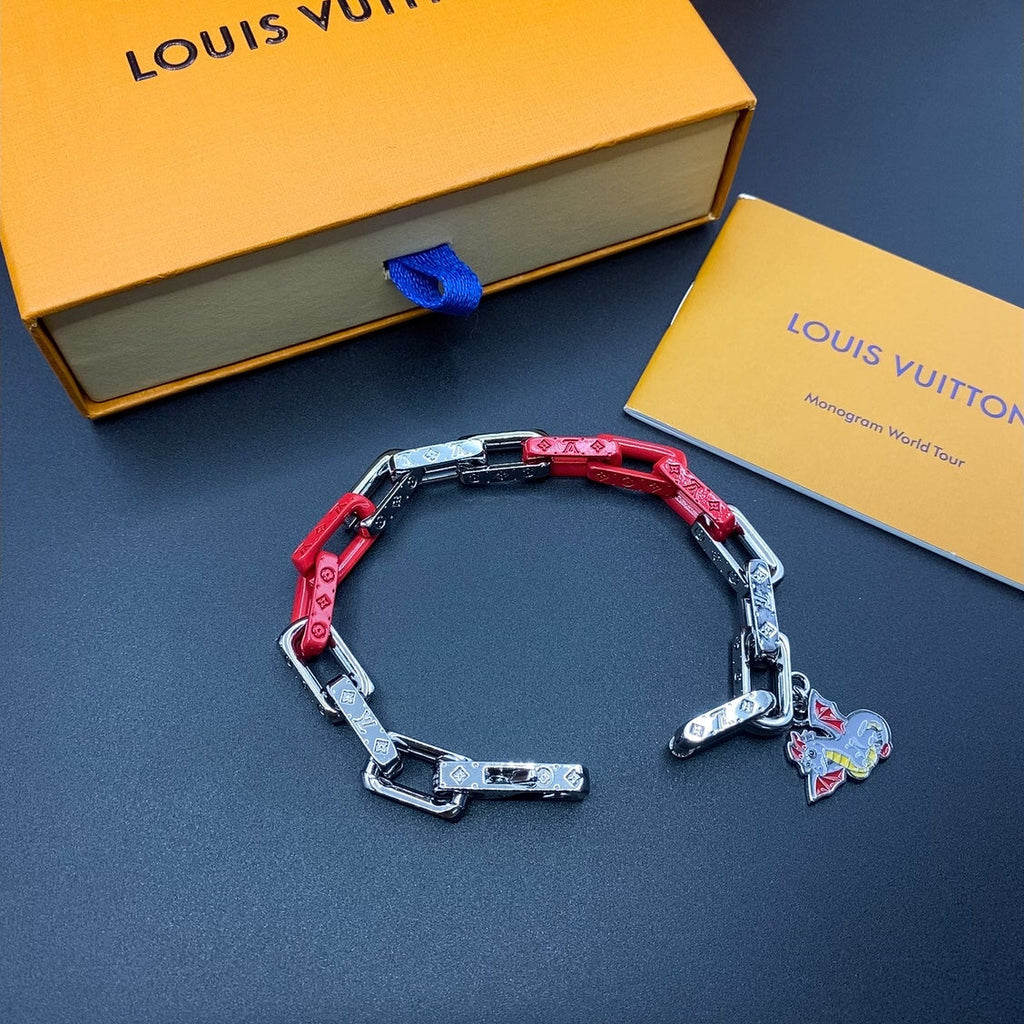 Louis Vuitton Dargon Monogram Chain Bracelet