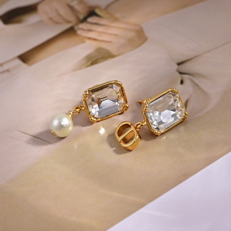 Dior Tribales Pearl Crystal Earrings