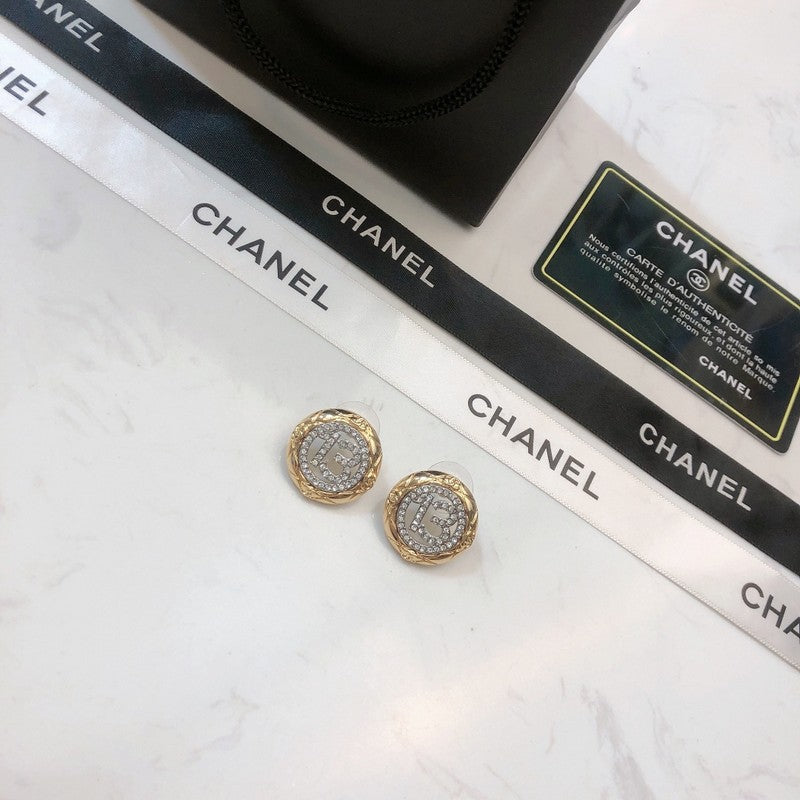 Chanel No.13 Diamond Earrings - 18K Yellow Gold
