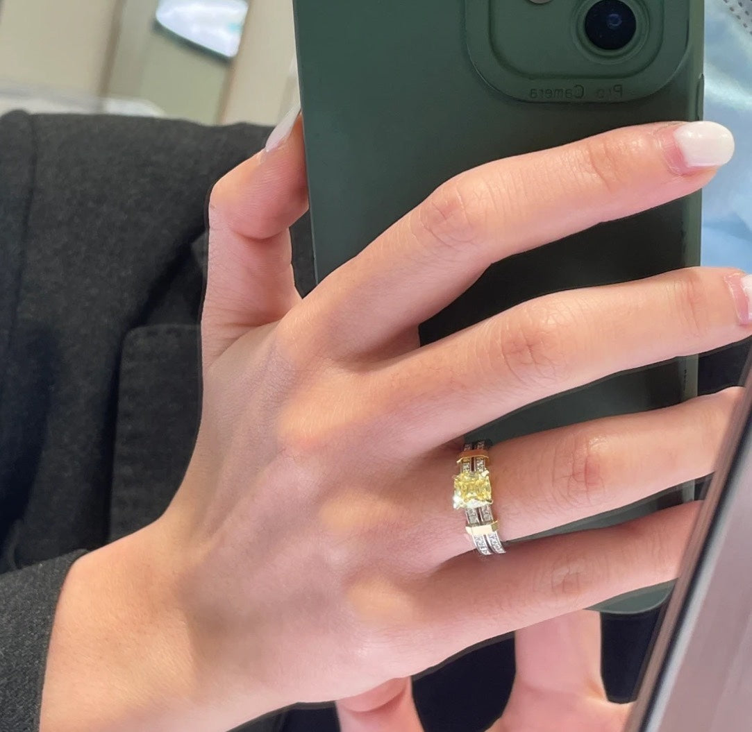 Tiffany Schlumberger Stone Ring - 18K Yellow Gold