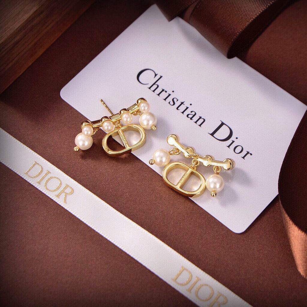 Dior Tribales Pearl Earrings