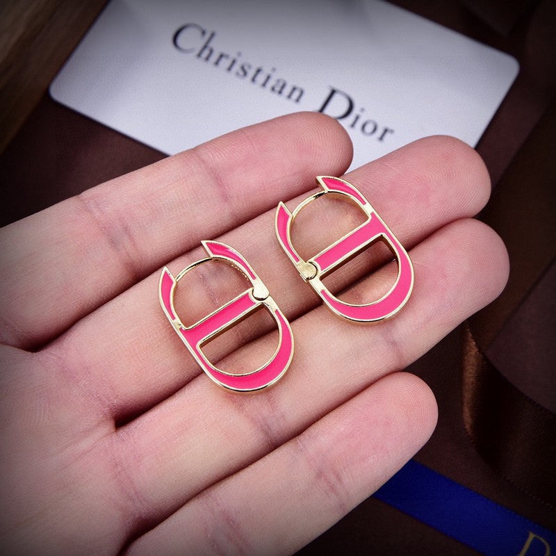 Dior 30 Montaigne Pink Earrings