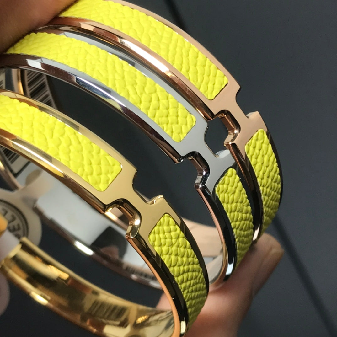 Hermes Olympe Yellow Bracelet