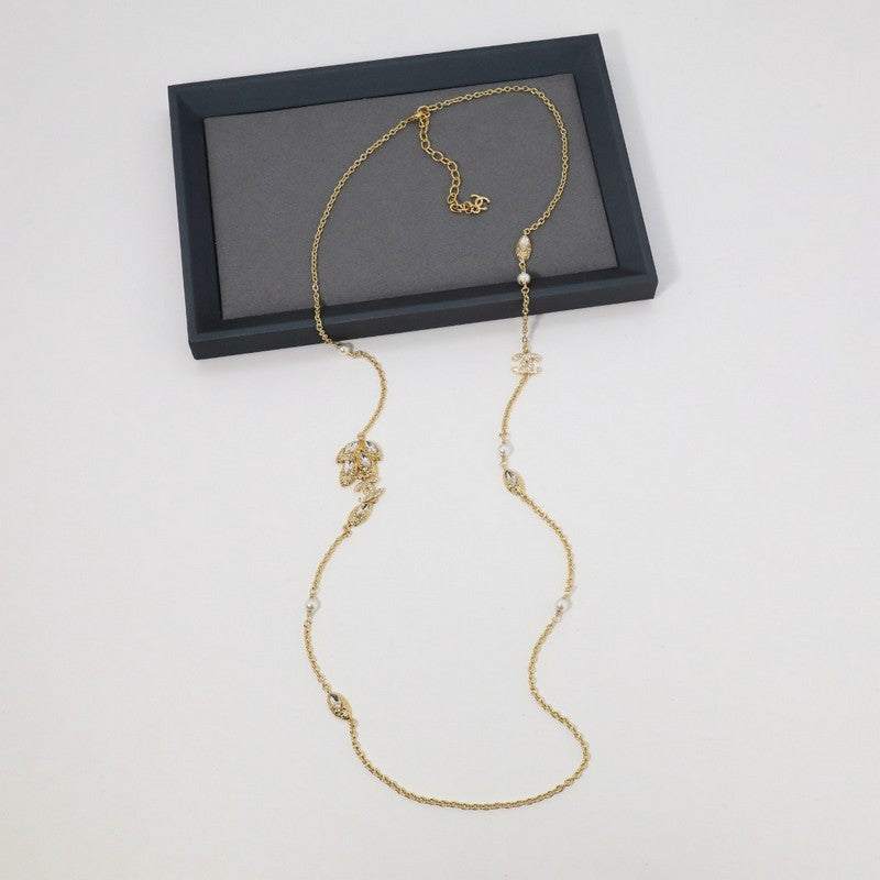 Chanel Vintage Crystal Long Necklace