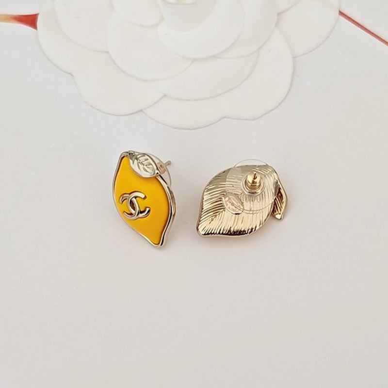Chanel Yellow Leaf Earrings - 18K Yellow Gold