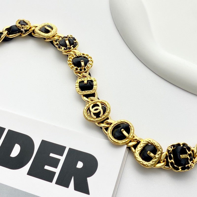 Chanel 2024 Leather Necklace