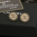 Chanel Diamond Round Earrings - 18K Yellow Gold