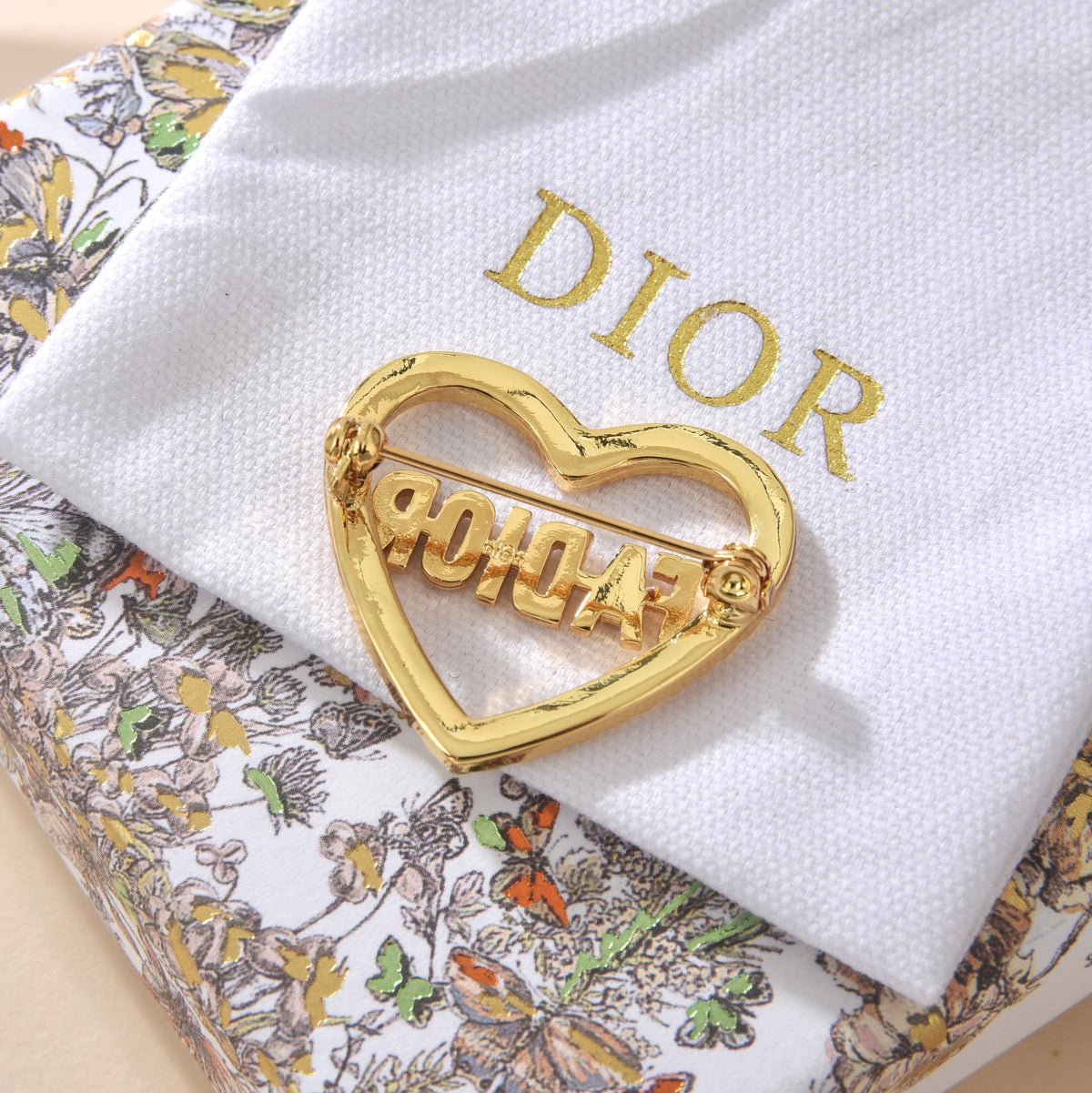 Dior J'adore Crystal Brooch