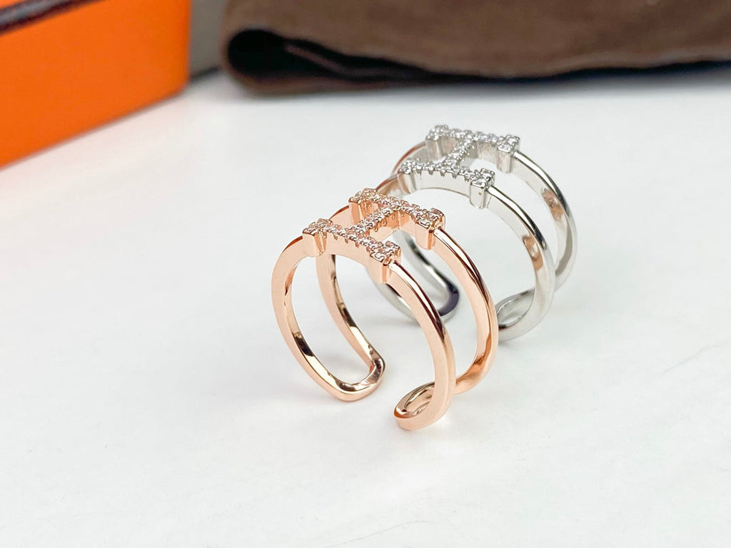 Hermes Ever Chaine D'ancre Ring - 18K White Gold