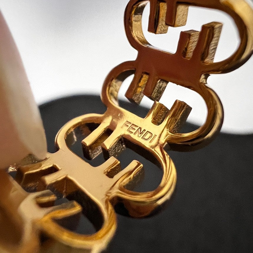 Fendi OLock Ring - 18K Yellow Gold