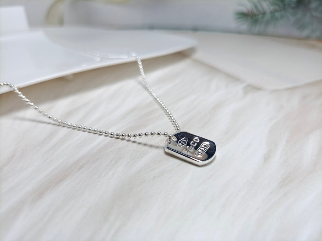 Tiffany 1837 Tag Pendant Necklace