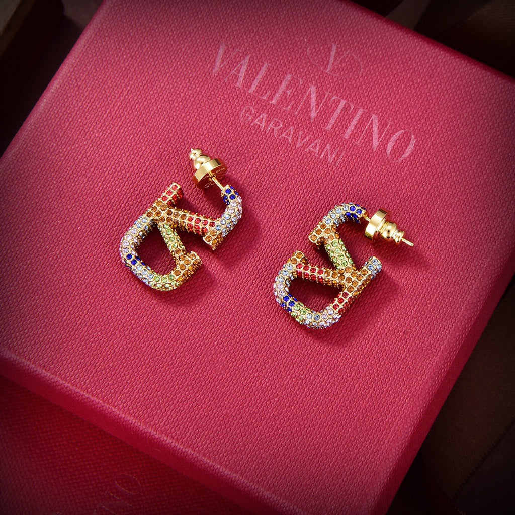 Valentino Valentino Signature Earrings - 18K Yellow Gold