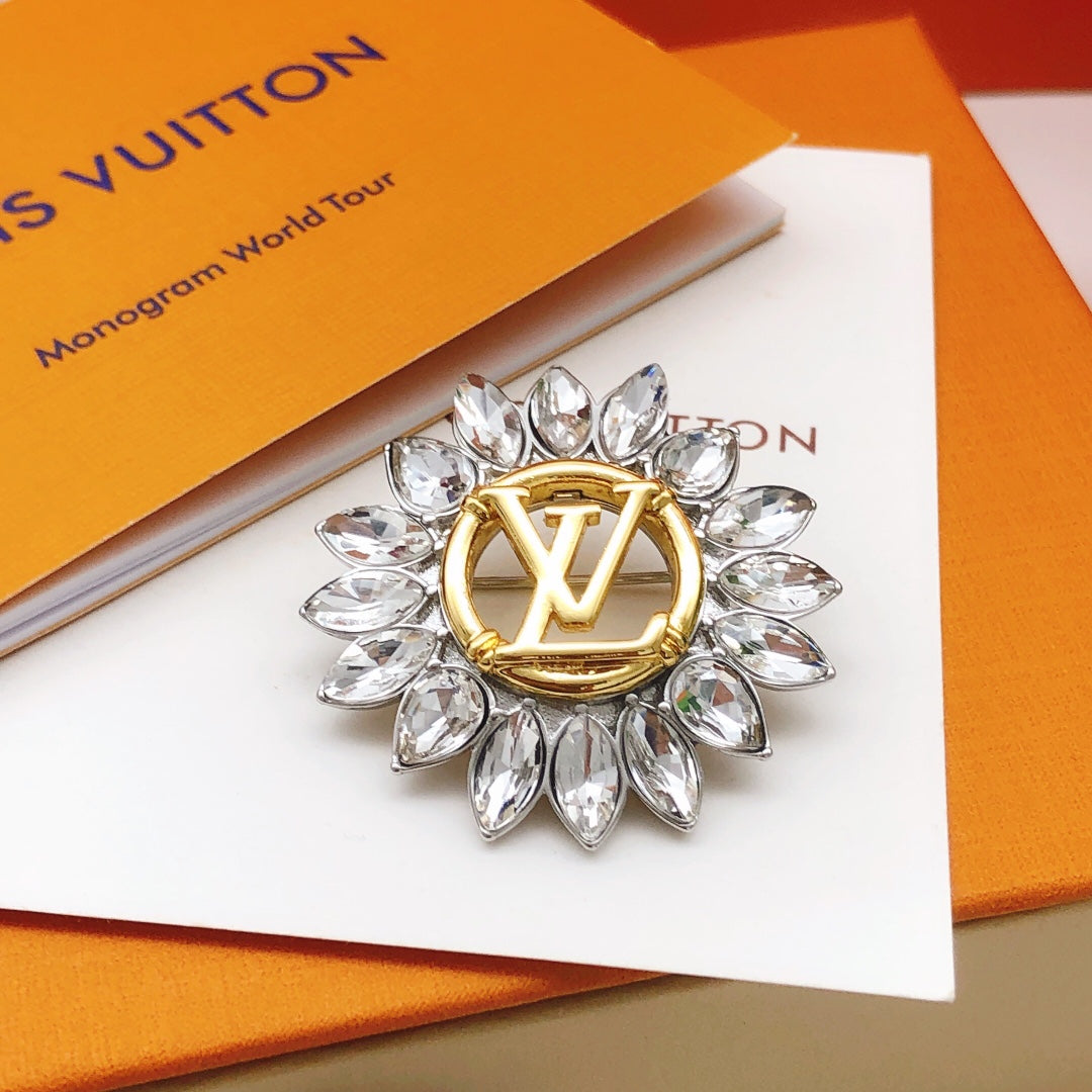 Louis Vuitton Sunflower Brooch