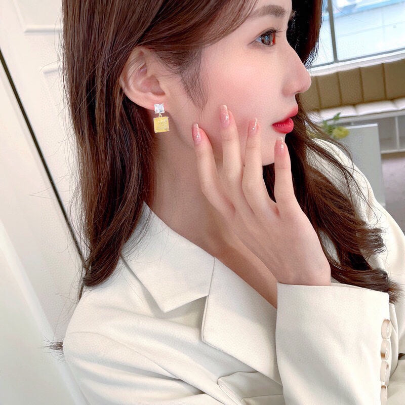 Bvlgari Crystal Earrings - 18K Yellow Gold