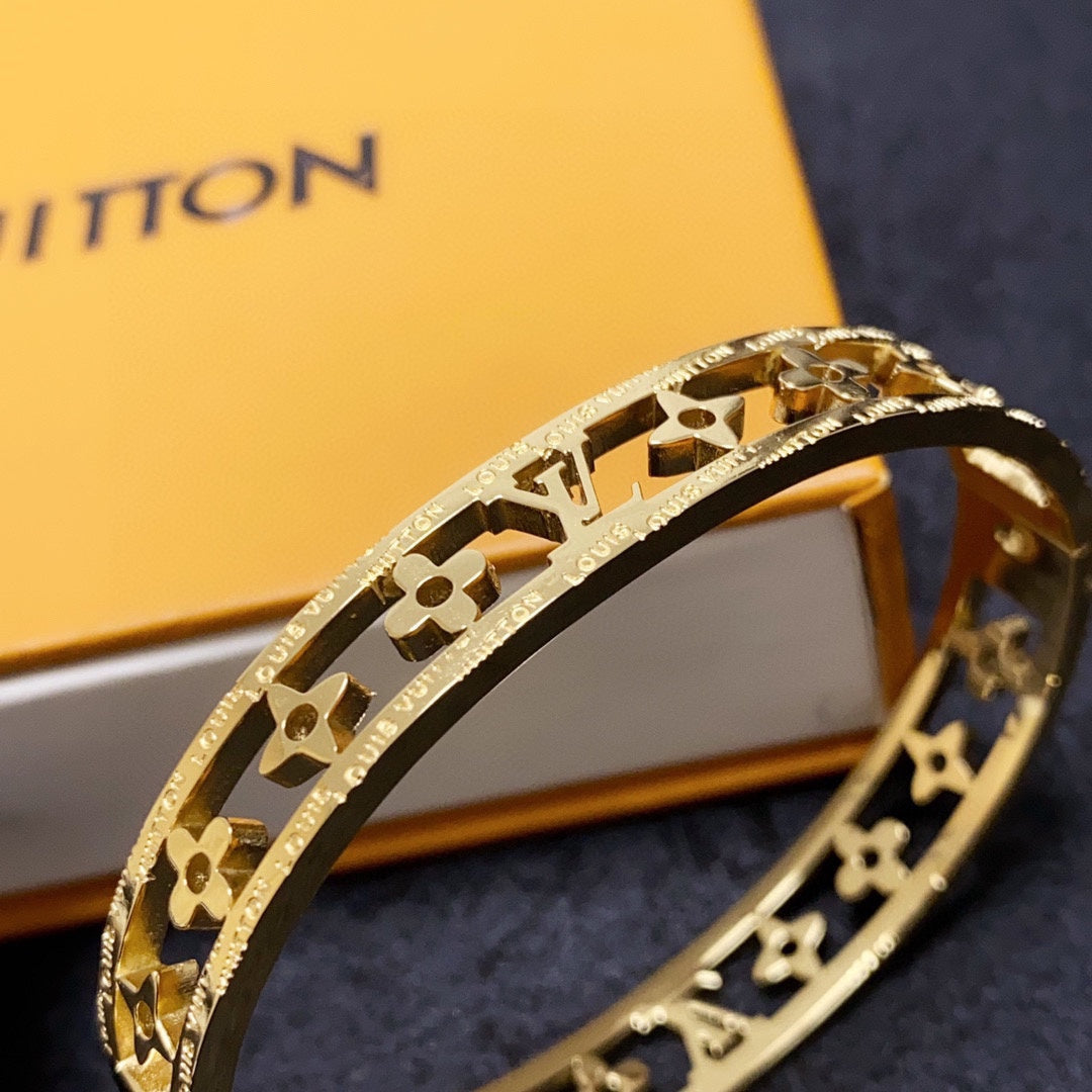 Louis Vuitton Crystal Hollow Bracelet