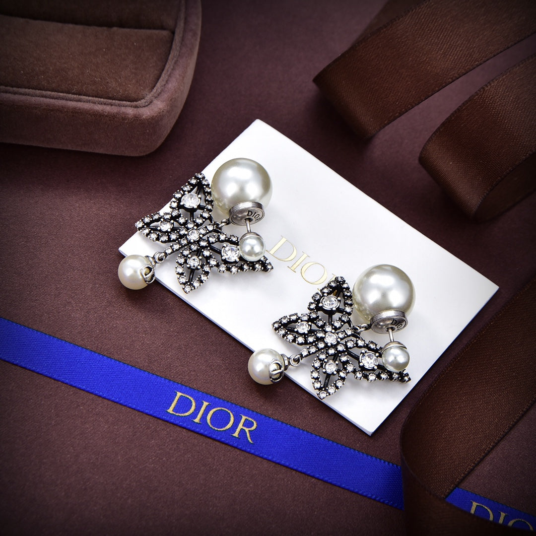 Dior Tribales Butterfly Earrings