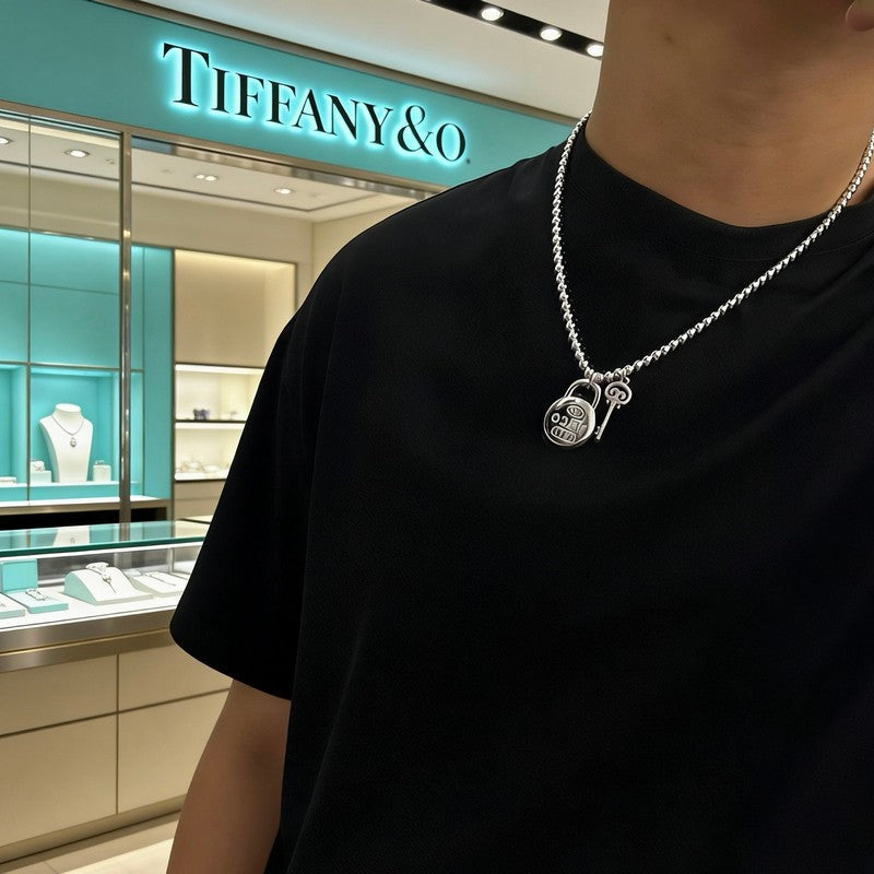 Return to Tiffany 1837 Lock Necklace