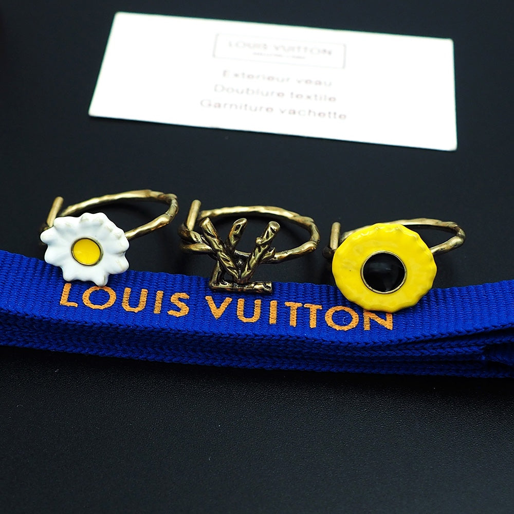 Louis Vuitton Gardening Set of Three Rings - 18K Yellow Gold