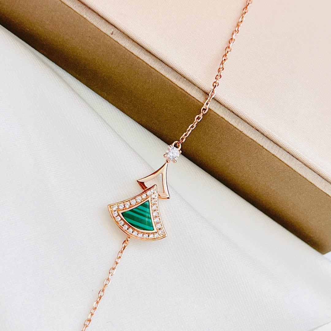Bvlgari Dream Malachite Bracelet - 18K Rose Gold