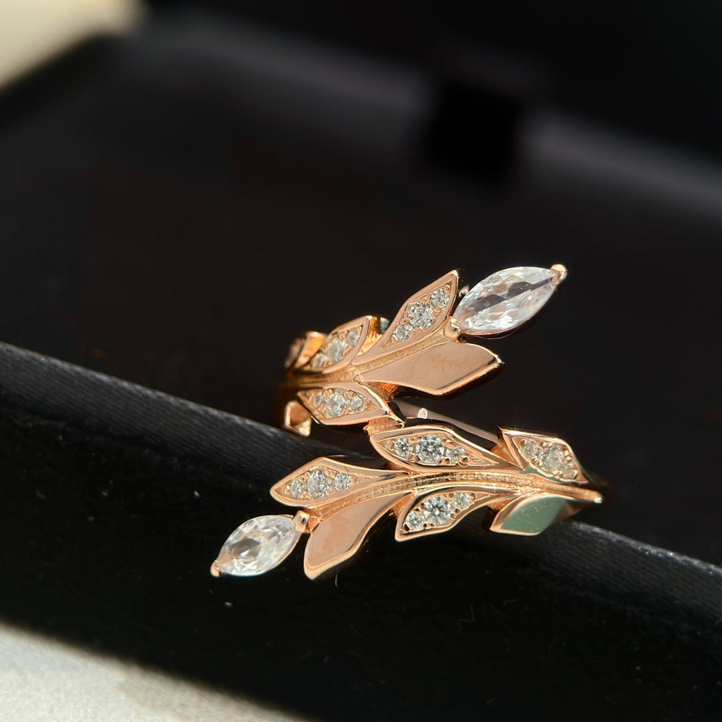 Tiffany Victoria Vine Bypass Ring - 18K Rose Gold
