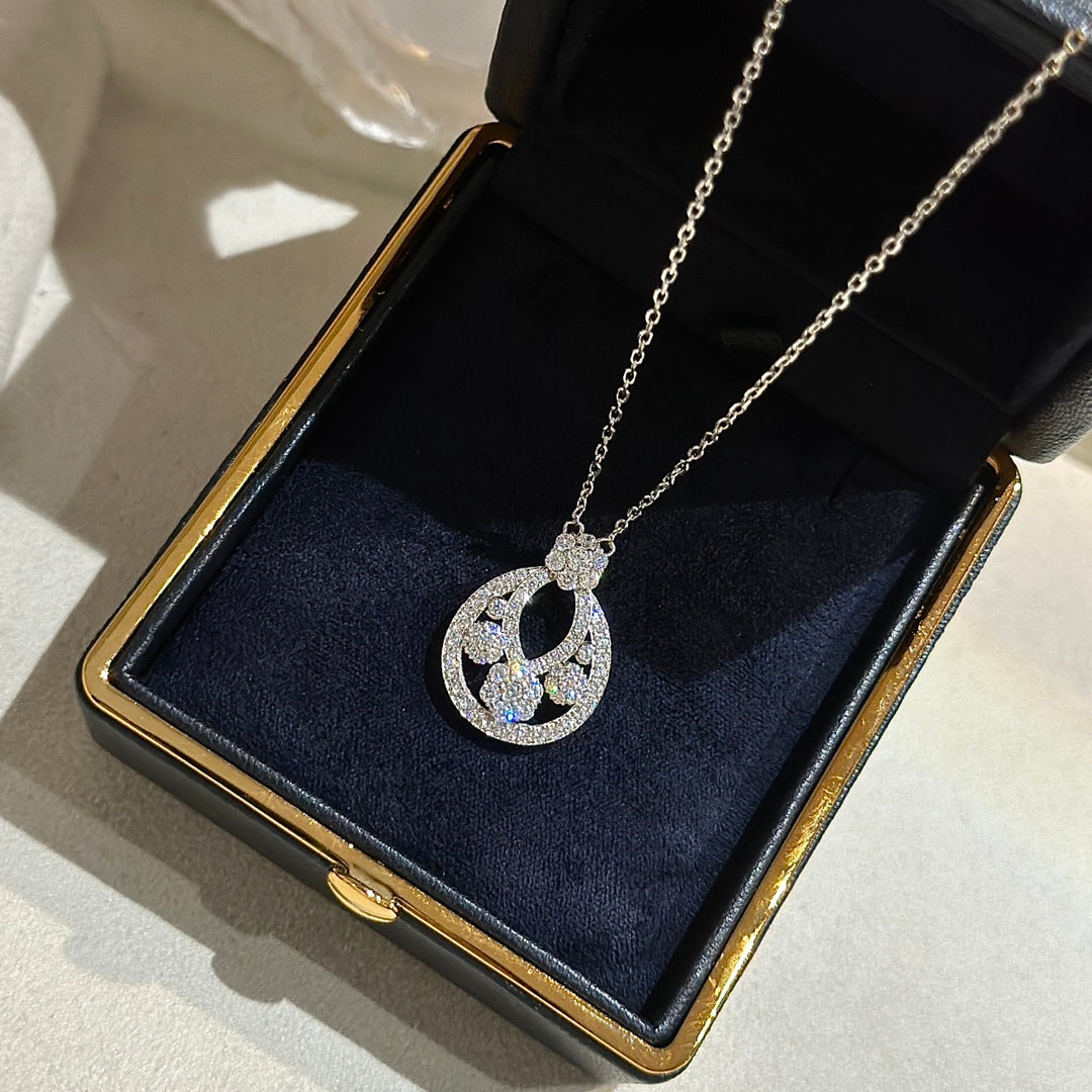 Snowflake Necklace - 18K Gold
