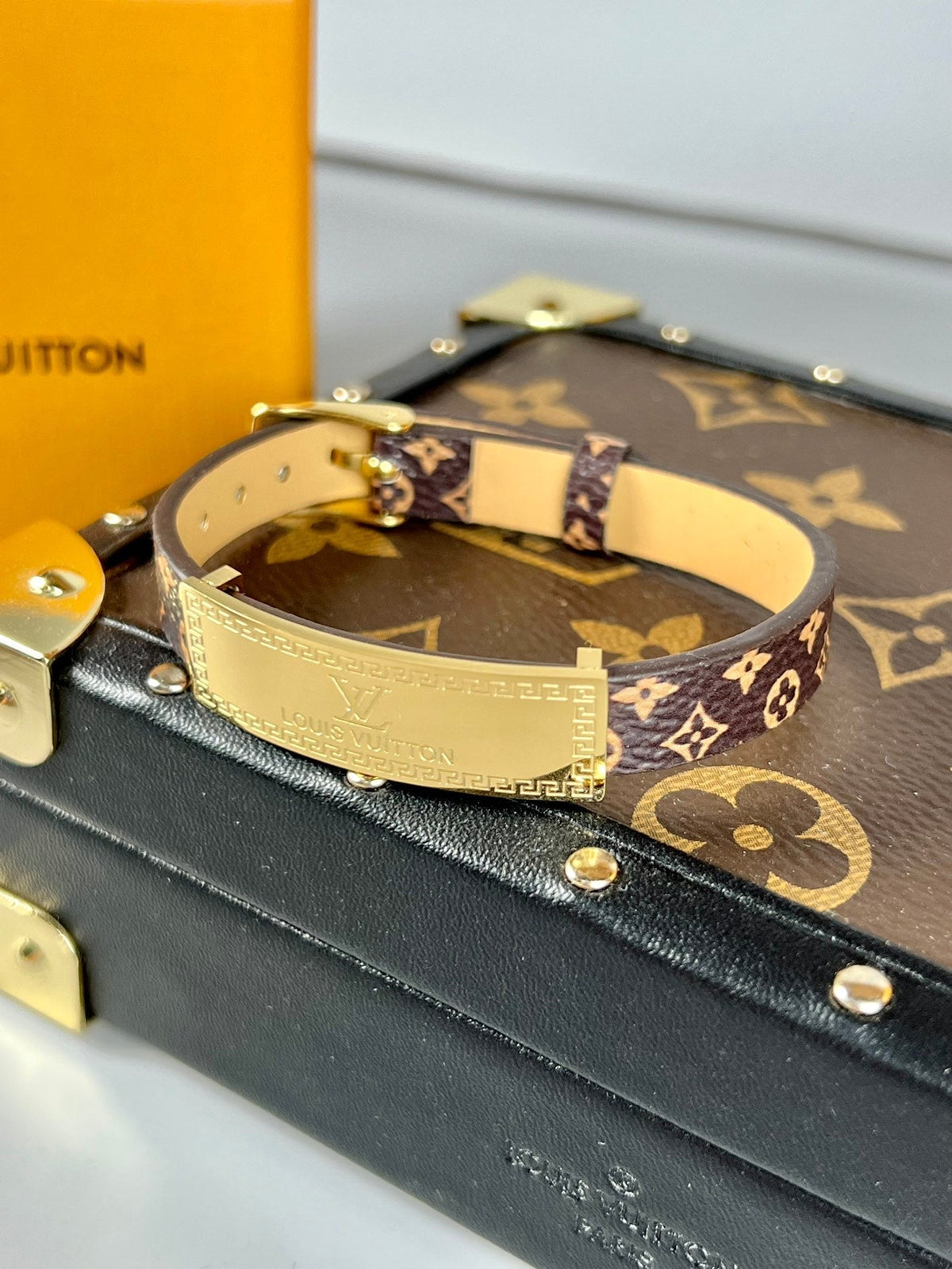 Louis Vuitton Leather Bracelet