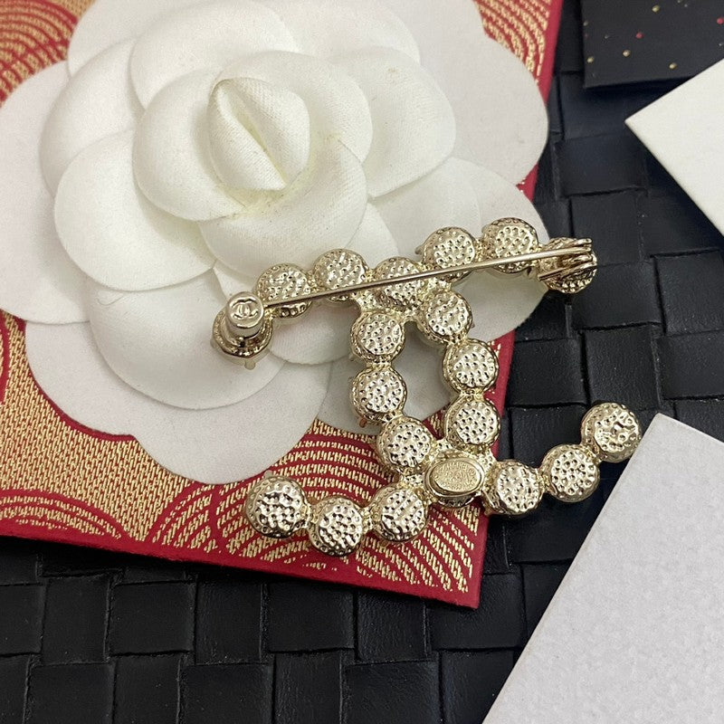 Chanel Color Crystal Brooch