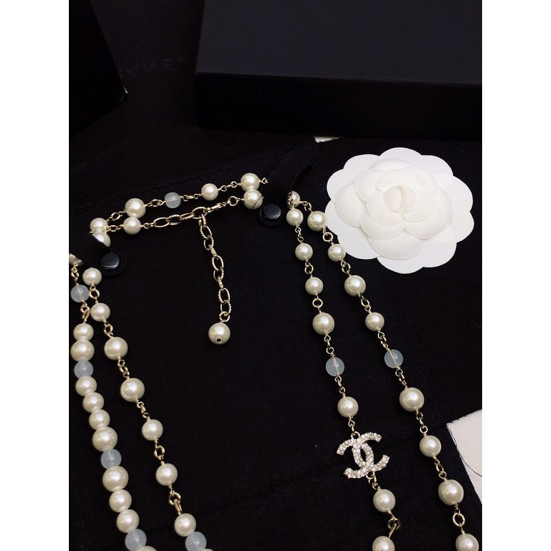 Chanel Long Pearl Necklace