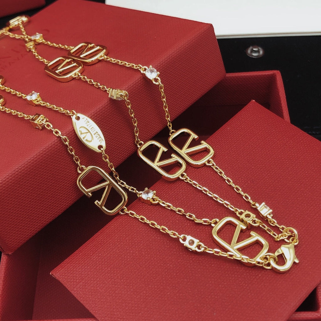 Valentino Long Diamond Necklace
