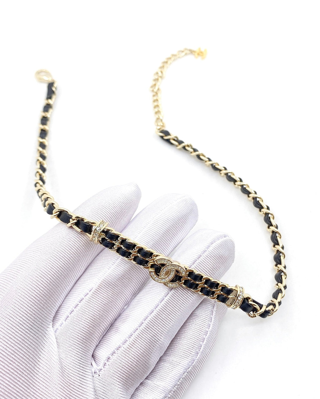 Chanel Leather Choker Necklace